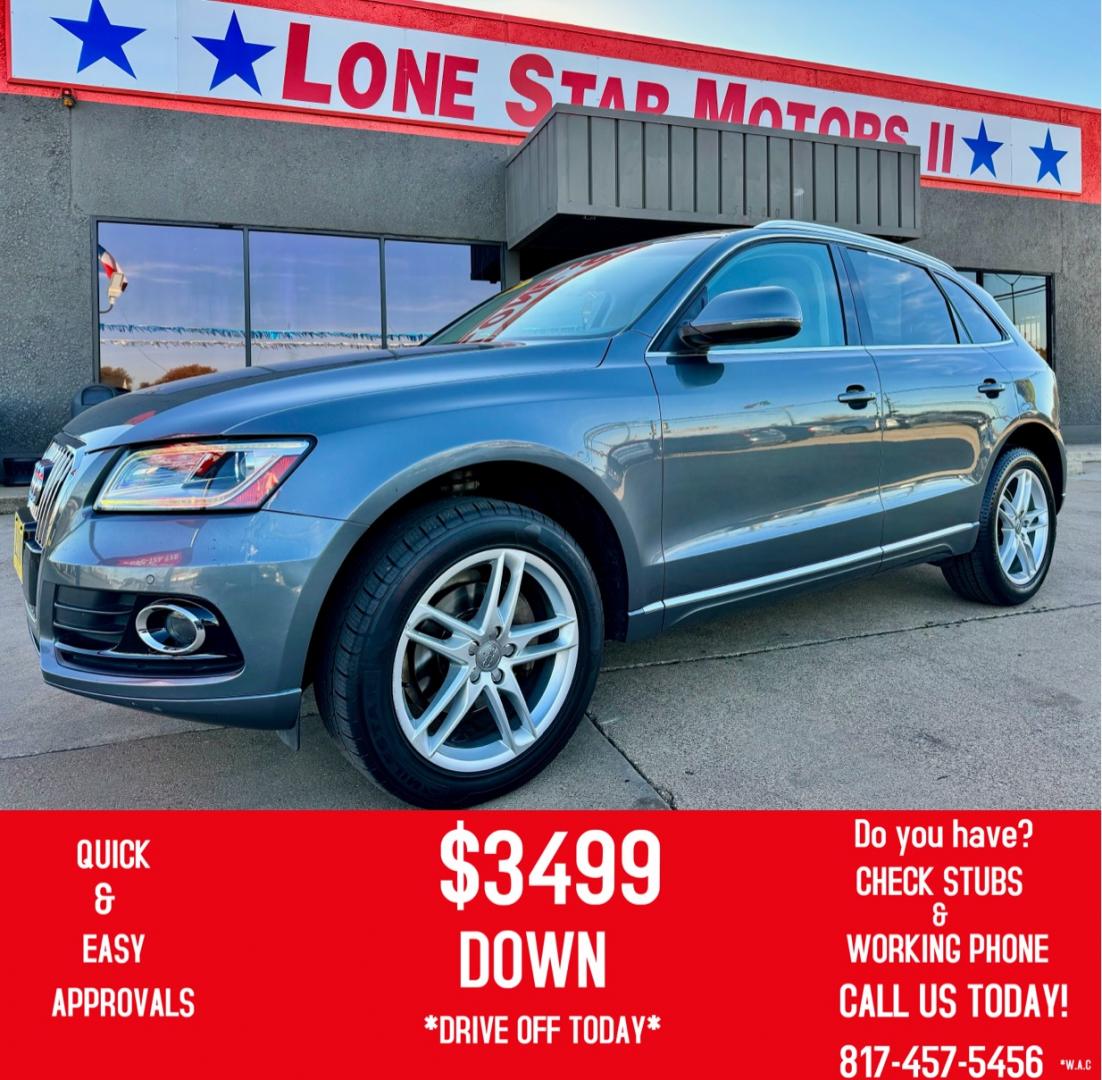 2013 GRAY AUDI Q5 PREMIUM PLUS (WA1LFAFP1DA) , located at 5900 E. Lancaster Ave., Fort Worth, TX, 76112, (817) 457-5456, 0.000000, 0.000000 - This is a 2013 AUDI Q5 PREMIUM PLUS 4 DOOR SUV that is in excellent condition. There are no dents or scratches. The interior is clean with no rips or tears or stains. All power windows, door locks and seats. Ice cold AC for those hot Texas summer days. It is equipped with a CD player, AM/FM radio, A - Photo#0